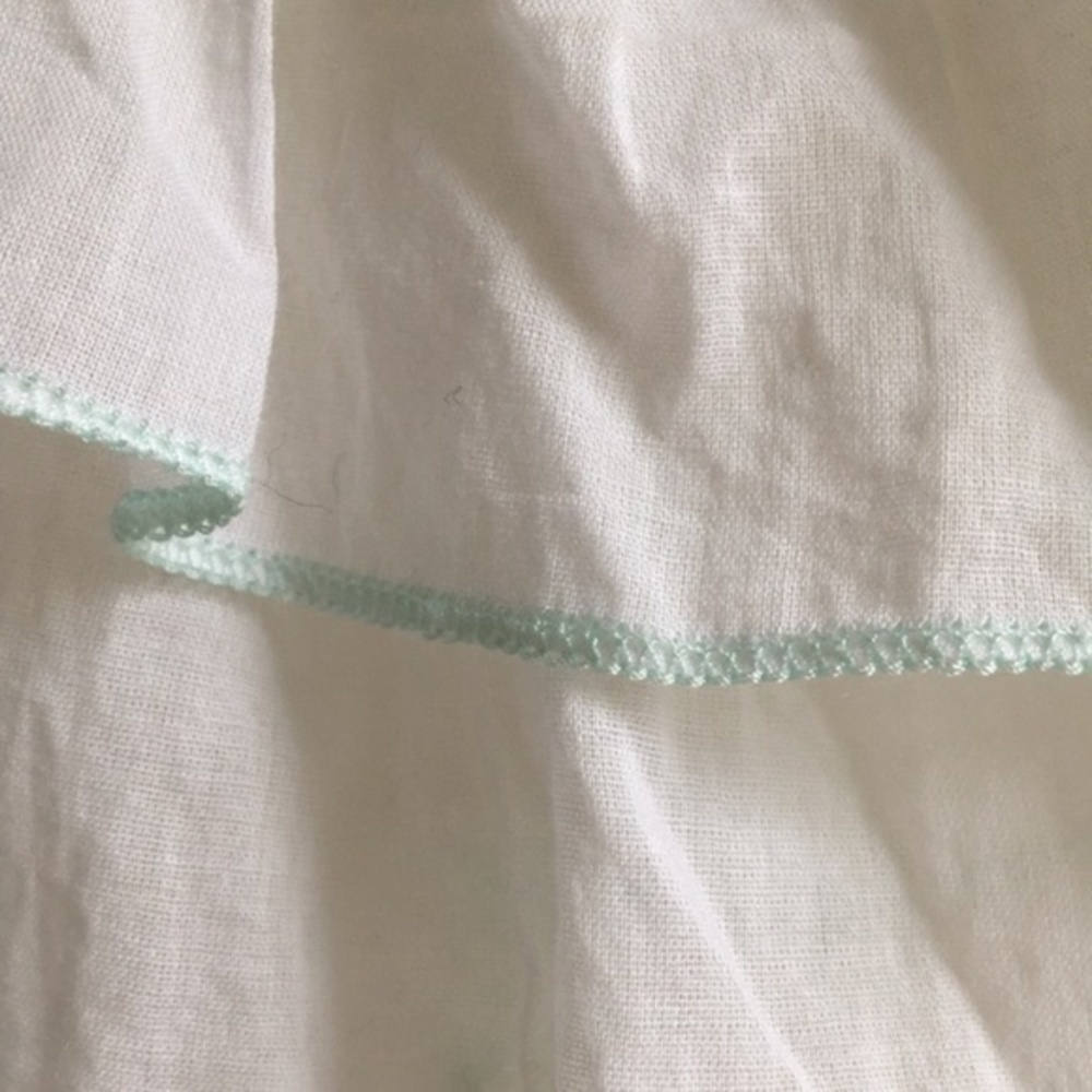 Anthropologie Ruffled White Toddler Duvet - Picture 2 of 13